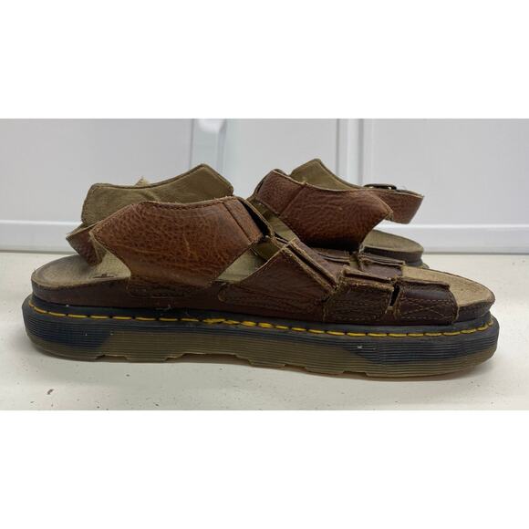 VTG Y2K Men Dr. Doc Marten\'s leather strap fisherman sandals shoes, 12M